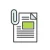 Logo de dossier de courrier d email d attachement trombone dossier envoyant l information et le contenu 91676306